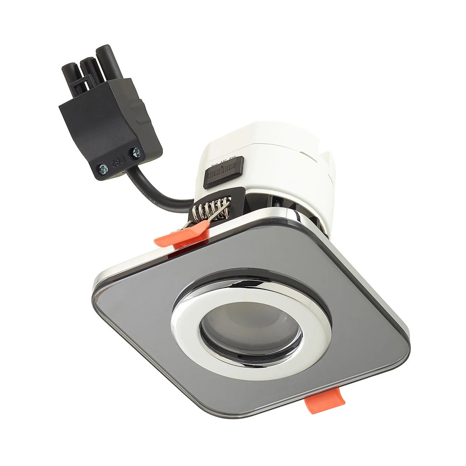 Bathstore Triotone Square Smoked Glass Downlight 5 Bathstore Triotone Square Smoked Glass Downlight - Image 3