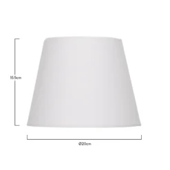 Clyde Natural Taper Shade - 20cm 12 Clyde Natural Taper Shade - 20cm -Chic Lighting Store 13139362 4654900551988047