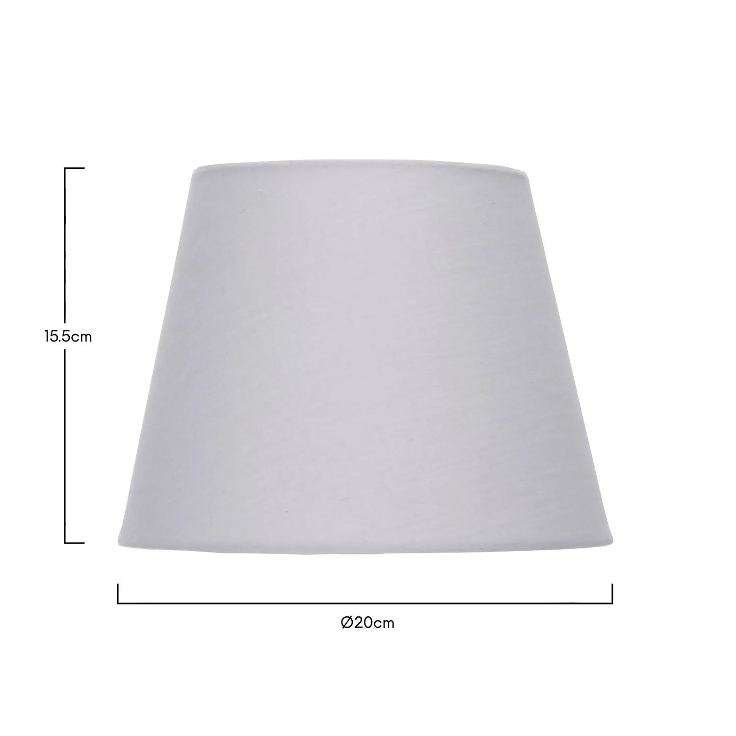 Clyde Grey Taper Shade - 20cm 7 Clyde Grey Taper Shade - 20cm - Image 5