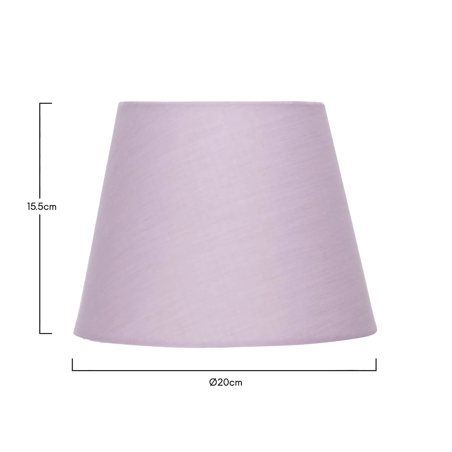 Clyde Mauve Taper Shade - 20cm 7 Clyde Mauve Taper Shade - 20cm - Image 5