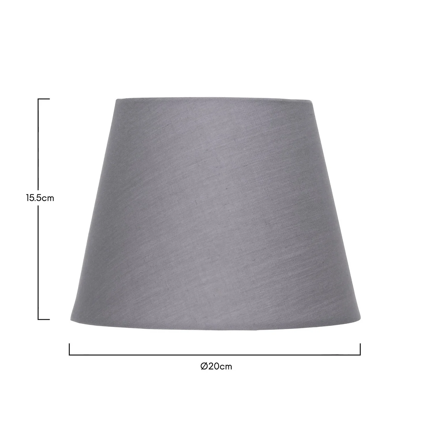 Clyde Charcoal Taper Shade - 20cm 7 Clyde Charcoal Taper Shade - 20cm - Image 5