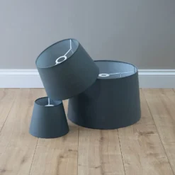 Clyde Charcoal Taper Shade - 20cm 13 Clyde Charcoal Taper Shade - 20cm -Chic Lighting Store 13139370 4124920559250991