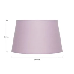 Clyde Mauve Taper Shade - 30cm 11 Clyde Mauve Taper Shade - 30cm -Chic Lighting Store 13139371 2094900552369179
