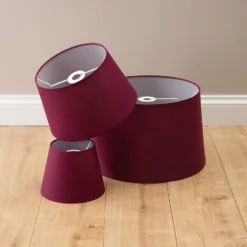 Clyde Plum Taper Shade - 30cm 13 Clyde Plum Taper Shade - 30cm -Chic Lighting Store 13139374 1424920559856646