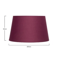 Clyde Plum Taper Shade - 30cm 11 Clyde Plum Taper Shade - 30cm -Chic Lighting Store 13139374 6364900552382859