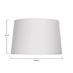Clyde Natural Taper Shade - 40cm 12 Clyde Natural Taper Shade - 40cm -Chic Lighting Store 13139375 1814900554295197
