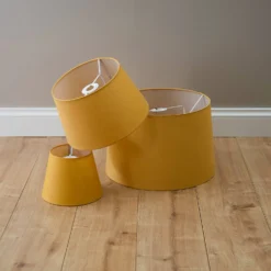 Clyde Ochre Taper Shade - 40cm 13 Clyde Ochre Taper Shade - 40cm -Chic Lighting Store 13139379 1454920560069844