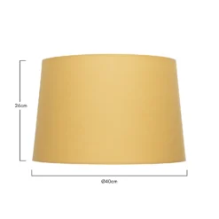 Clyde Ochre Taper Shade - 40cm 12 Clyde Ochre Taper Shade - 40cm -Chic Lighting Store 13139379 1974900554687720