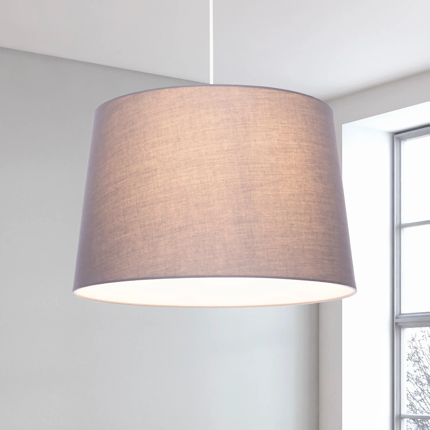 Clyde Charcoal Taper Shade - 40cm 3 Clyde Charcoal Taper Shade - 40cm