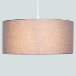 Clyde Charcoal Drum Shade With Diffuser - 45cm 12 Clyde Charcoal Drum Shade With Diffuser - 45cm -Chic Lighting Store 13139382 1464900551312186