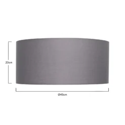 Clyde Charcoal Drum Shade With Diffuser - 45cm 14 Clyde Charcoal Drum Shade With Diffuser - 45cm -Chic Lighting Store 13139382 1724900551389496
