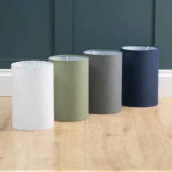 Clyde Charcoal Cylinder Shade - 16cm 13 Clyde Charcoal Cylinder Shade - 16cm -Chic Lighting Store 13139383 4244944147934194