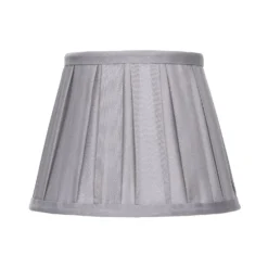 Raye Dove Pleated Taper Silk Shade - 20cm 10 Raye Dove Pleated Taper Silk Shade - 20cm -Chic Lighting Store 13139384 1784900556421966