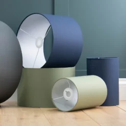 Clyde Navy Drum Shade - 30cm 13 Clyde Navy Drum Shade - 30cm -Chic Lighting Store 13139386 3534944147934794