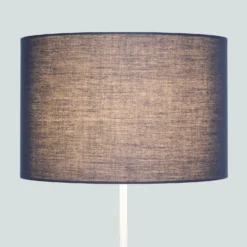 Clyde Navy Drum Shade - 30cm 10 Clyde Navy Drum Shade - 30cm -Chic Lighting Store 13139386 6384900551924705