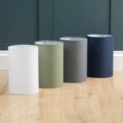 Clyde White Cylinder Shade - 16cm 14 Clyde White Cylinder Shade - 16cm -Chic Lighting Store 13139387 1234944148547052