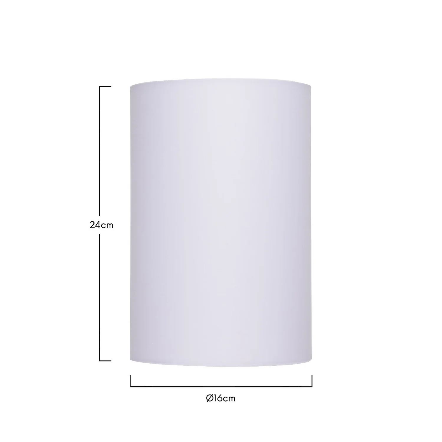 Clyde White Cylinder Shade - 16cm 7 Clyde White Cylinder Shade - 16cm - Image 5