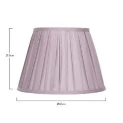 Raye Fig Pleated Taper Silk Shade - 30cm 14 Raye Fig Pleated Taper Silk Shade - 30cm -Chic Lighting Store 13139391 2314900556793981