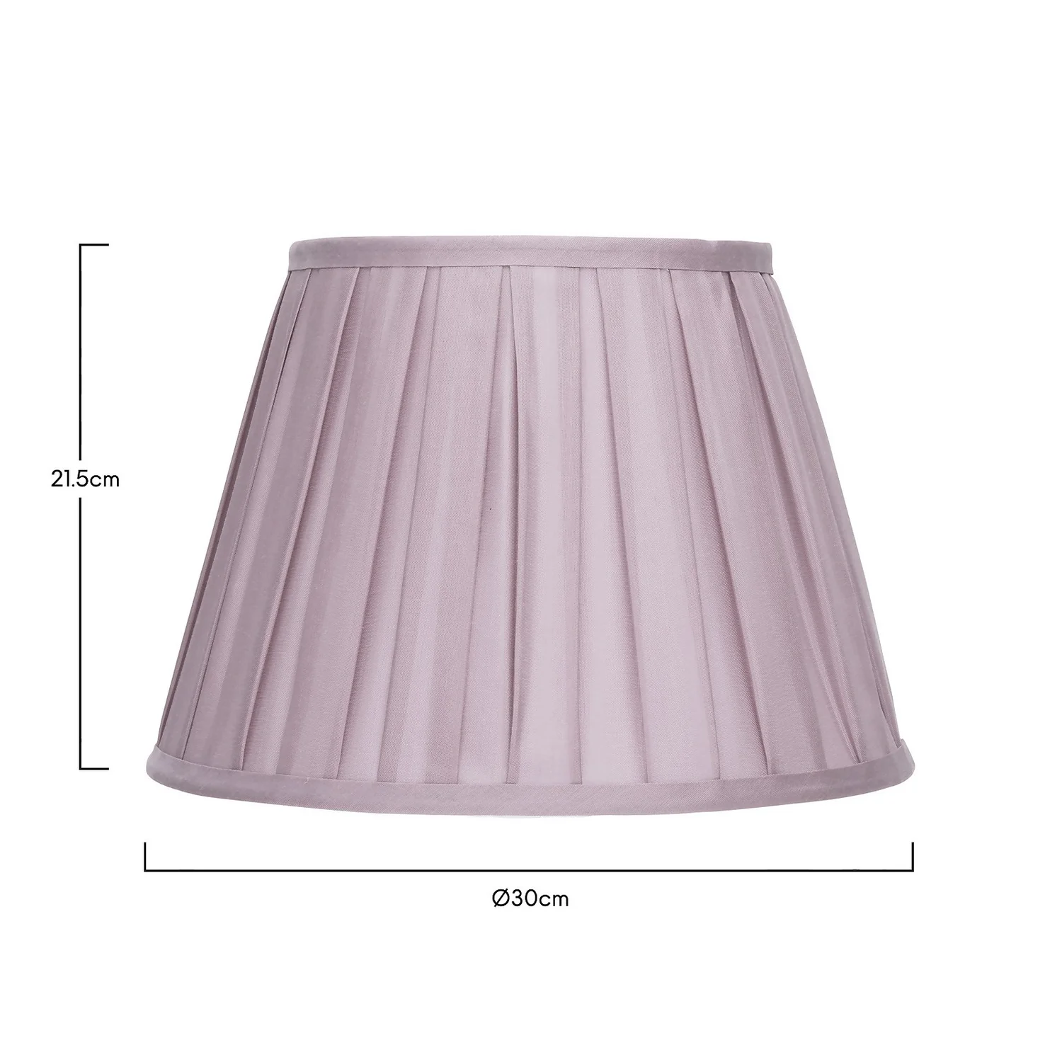 Raye Fig Pleated Taper Silk Shade - 30cm 7 Raye Fig Pleated Taper Silk Shade - 30cm - Image 5