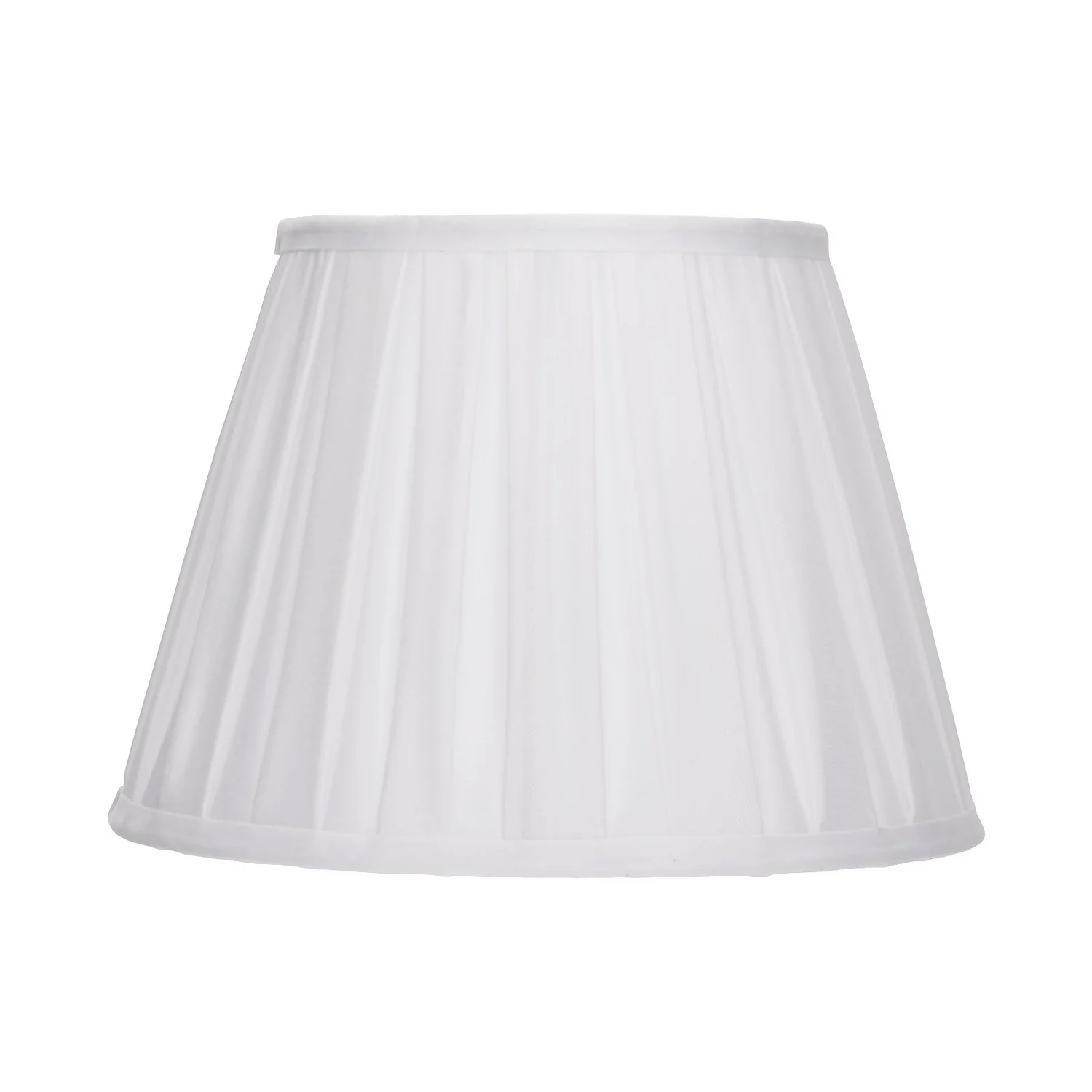 Raye White Pleated Taper Silk Shade - 30cm 4 Raye White Pleated Taper Silk Shade - 30cm - Image 2