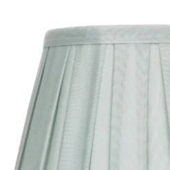 Raye Duck Egg Pleated Taper Silk Shade - 20cm 11 Raye Duck Egg Pleated Taper Silk Shade - 20cm -Chic Lighting Store 13139394 1444900556322390