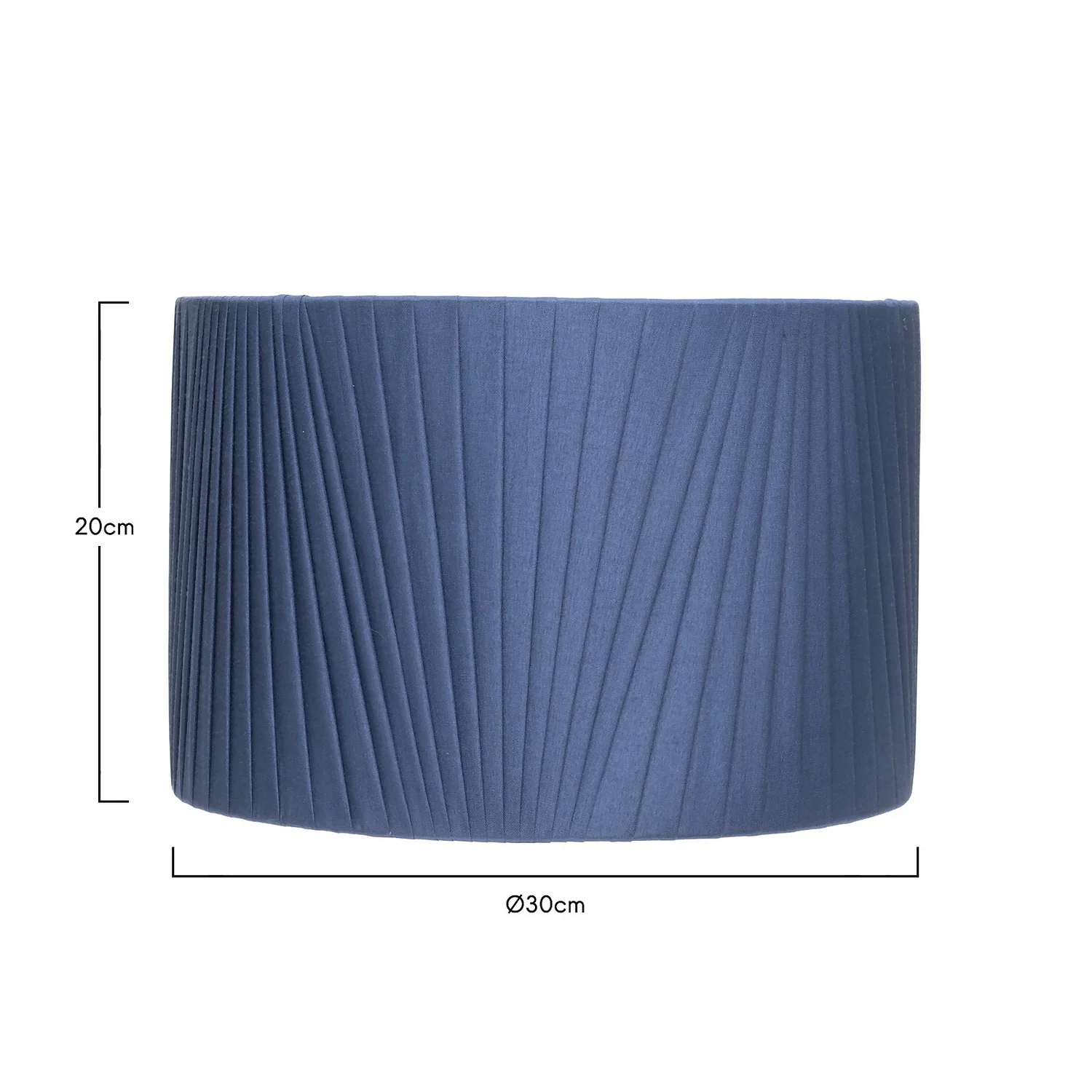 Raye Peacock Drum Pleated Silk Shade - 30cm 7 Raye Peacock Drum Pleated Silk Shade - 30cm - Image 5
