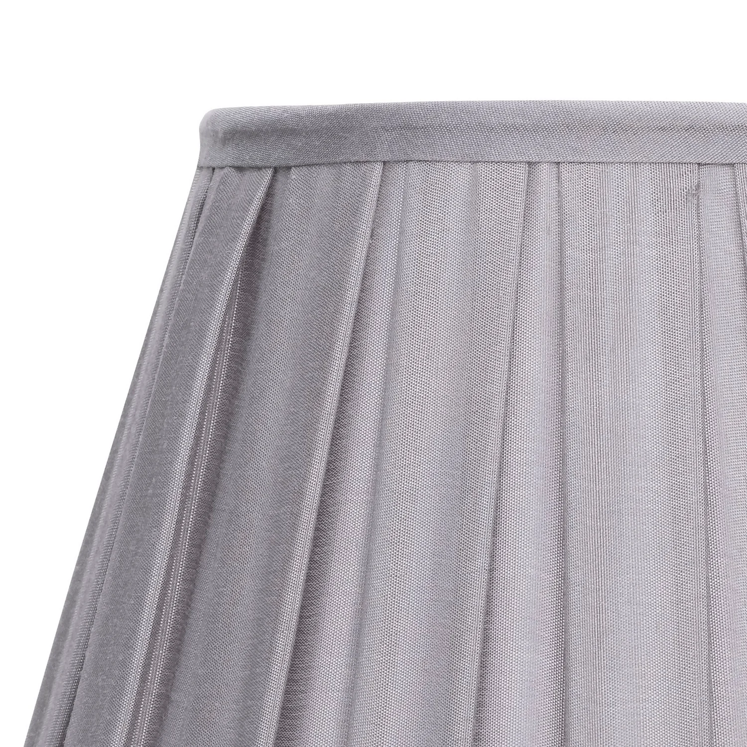 Raye Dove Pleated Taper Silk Shade - 30cm 6 Raye Dove Pleated Taper Silk Shade - 30cm - Image 4