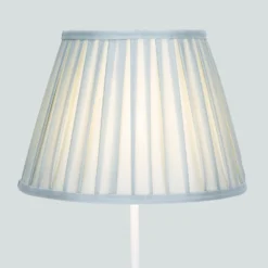 Raye Duck Egg Pleated Taper Silk Shade - 30cm 11 Raye Duck Egg Pleated Taper Silk Shade - 30cm -Chic Lighting Store 13139401 1054900556731305