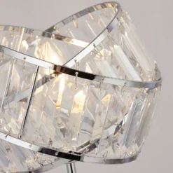 Dita 2 Band Chrome Table Lamp -Chic Lighting Store 13157966 1334911166556244