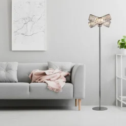 Dita 2 Band Chrome Floor Lamp -Chic Lighting Store 13157967 1834936869482949