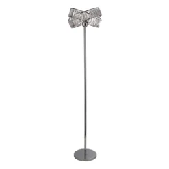 Dita 2 Band Chrome Floor Lamp -Chic Lighting Store 13157967 5364911165083880