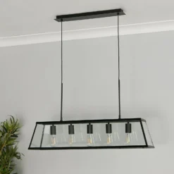 Bellevue 5 Light Industrial Pendant - Black 13 Bellevue 5 Light Industrial Pendant - Black -Chic Lighting Store 13157971 1075049847595586