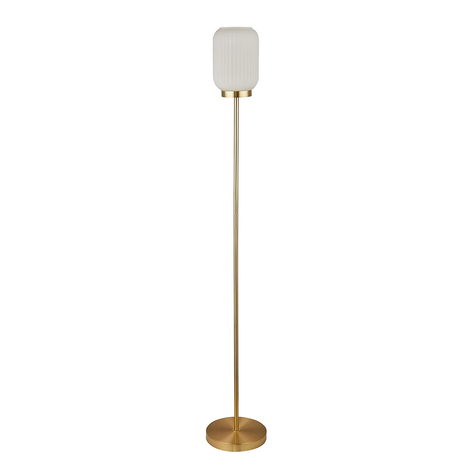 Pearl Frosted Floor Lamp - White 6 Pearl Frosted Floor Lamp - White - Image 4