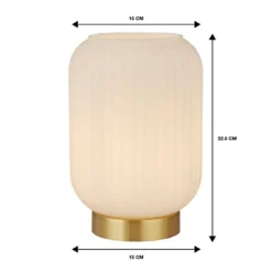 Pearl Frosted Table Lamp - White -Chic Lighting Store 13177663 7214958397070101