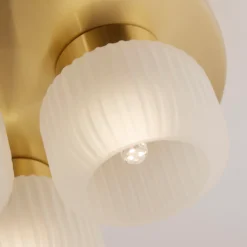 Pearl Frosted 3 Light Flush Ceiling Light -Chic Lighting Store 13177665 1674930128849672