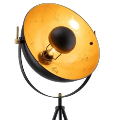 Kennedy Black & Gold Floor Lamp -Chic Lighting Store 13191218 4954958576985186