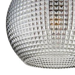 Safi Glass Flush Pendant - Chrome Smoke 10 Safi Glass Flush Pendant - Chrome Smoke -Chic Lighting Store 13208300 1364896913050126