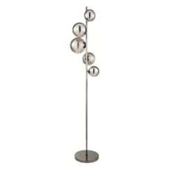 Orb II 5 Light Floor Lamp - Black Chrome Smoke 10 Orb II 5 Light Floor Lamp - Black Chrome Smoke -Chic Lighting Store 13208304 1894896912950637