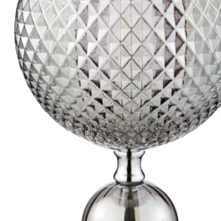 Safi Glass Table Lamp - Chrome Smoke 11 Safi Glass Table Lamp - Chrome Smoke -Chic Lighting Store 13208315 1104896913061442