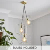 Edge 3 Light Cluster Pendant - Polished Brass 1 Edge 3 Light Cluster Pendant - Polished Brass -Chic Lighting Store 13208317 1675021602876068