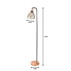 Decan Floor Lamp - Smoke & Copper -Chic Lighting Store 13208319 1504909895239095
