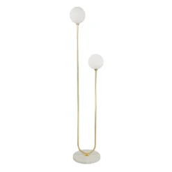 House Beautiful Delta Marble Floor Light - Brass & Opal 11 House Beautiful Delta Marble Floor Light - Brass & Opal -Chic Lighting Store 13208322 1994927260346893
