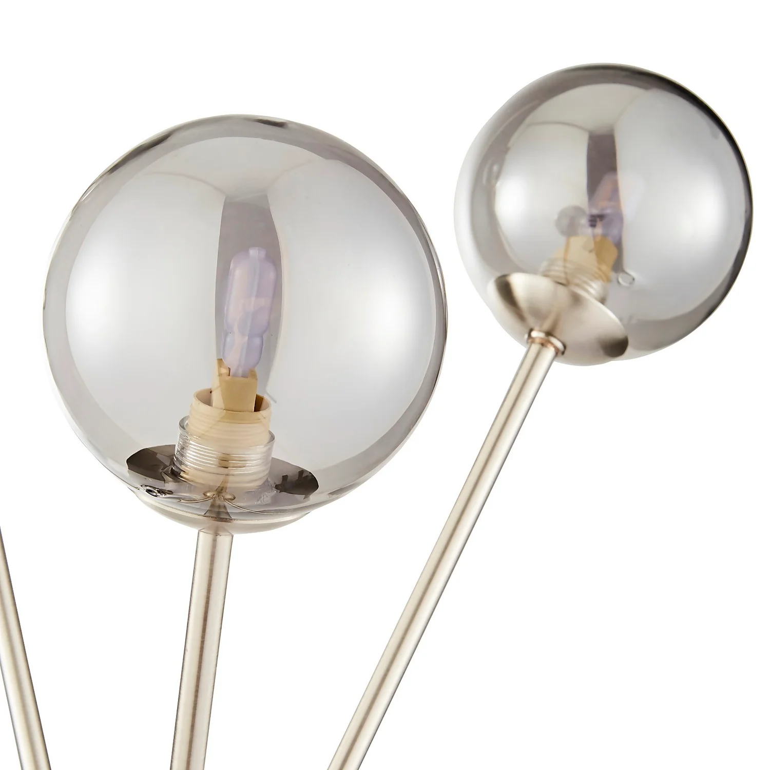 Orb 3 Light Floor Lamp - Nickel Smoke 6 Orb 3 Light Floor Lamp - Nickel Smoke - Image 4