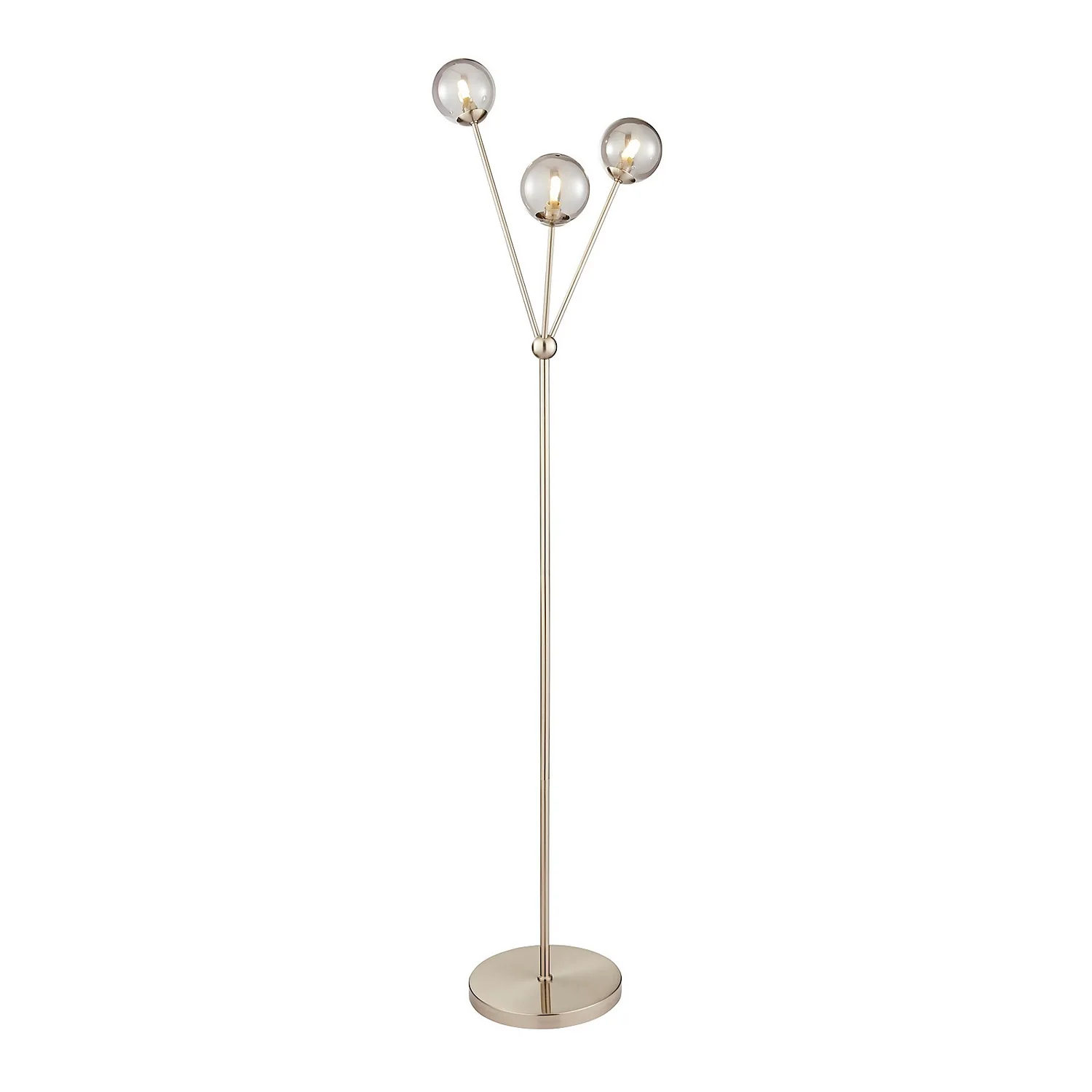 Orb 3 Light Floor Lamp - Nickel Smoke 4 Orb 3 Light Floor Lamp - Nickel Smoke - Image 2