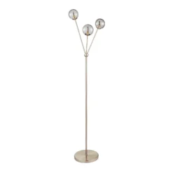 Orb 3 Light Floor Lamp - Nickel Smoke 10 Orb 3 Light Floor Lamp - Nickel Smoke -Chic Lighting Store 13208323 7914896913520220