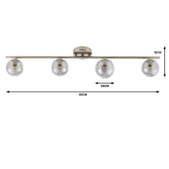 Orb 4 Lamp Spotlight Bar - Nickel Smoke -Chic Lighting Store 13208325 5554909895384841