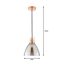 Decan Pendant - Smoke & Copper 11 Decan Pendant - Smoke & Copper -Chic Lighting Store 13208327 2114909895281221