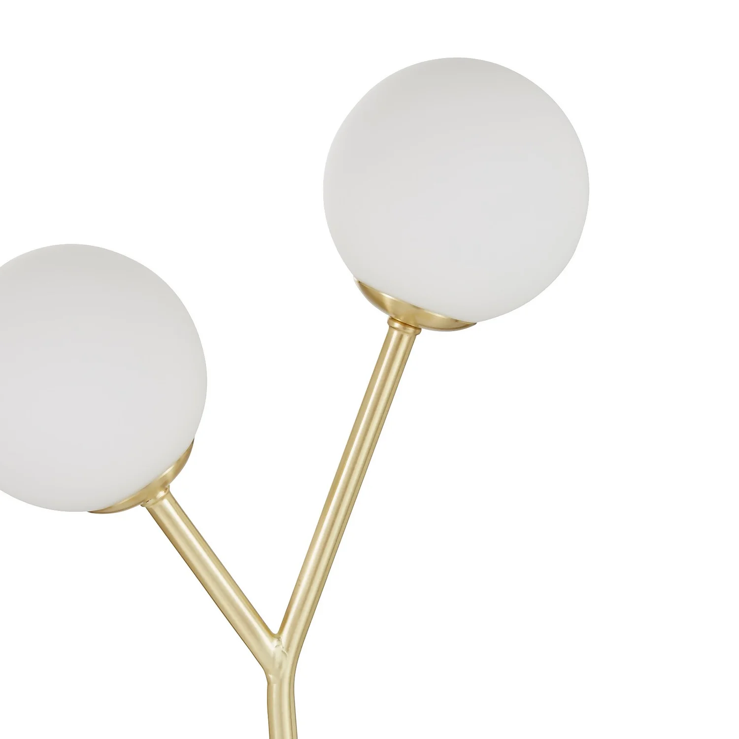 Orb 2 Light Table Lamp - Brass & Opal 6 Orb 2 Light Table Lamp - Brass & Opal - Image 4