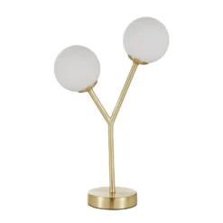 Orb 2 Light Table Lamp - Brass & Opal 10 Orb 2 Light Table Lamp - Brass & Opal -Chic Lighting Store 13208335 3214896913551828