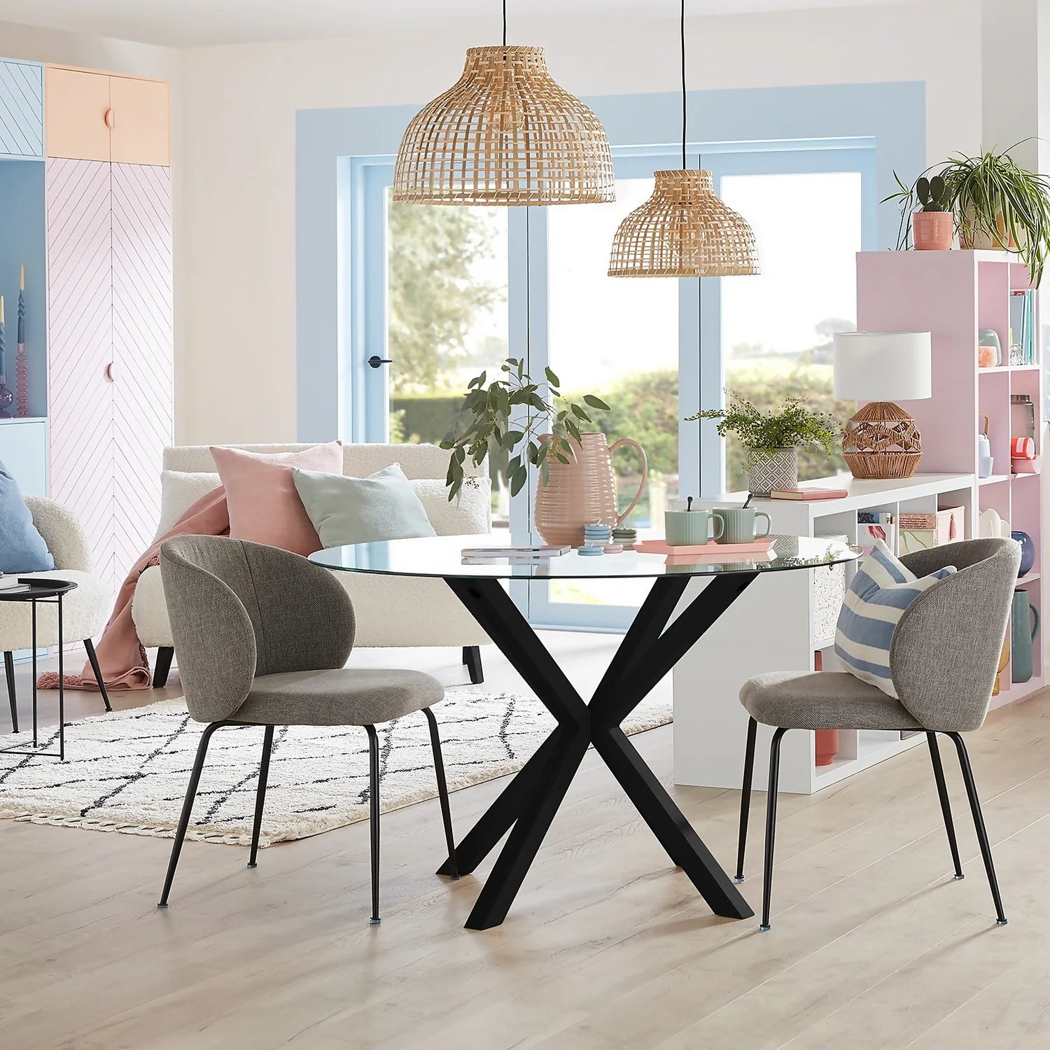 Belle Bamboo Woven Light Shade - Large 4 Belle Bamboo Woven Light Shade - Large - Image 2